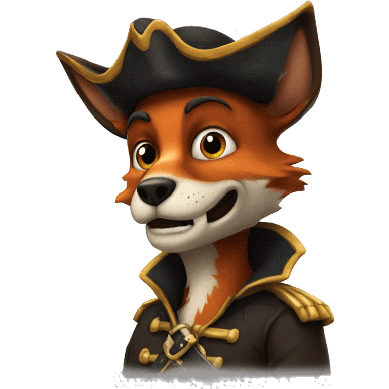 Foxy the pirate emoji