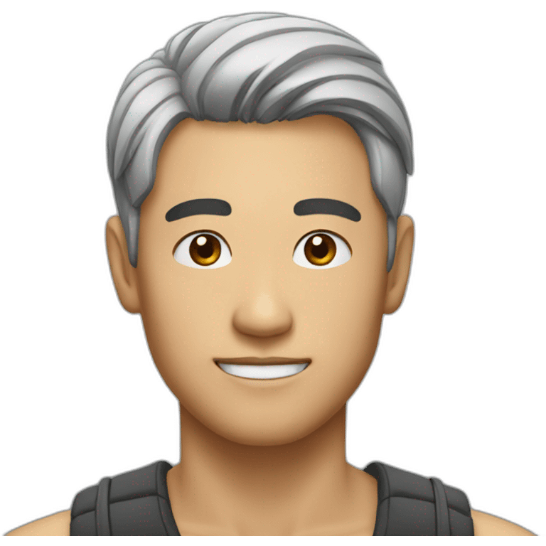 handsome asian man emoji