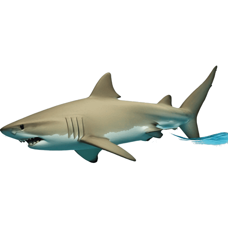 lemon shark swimming  emoji