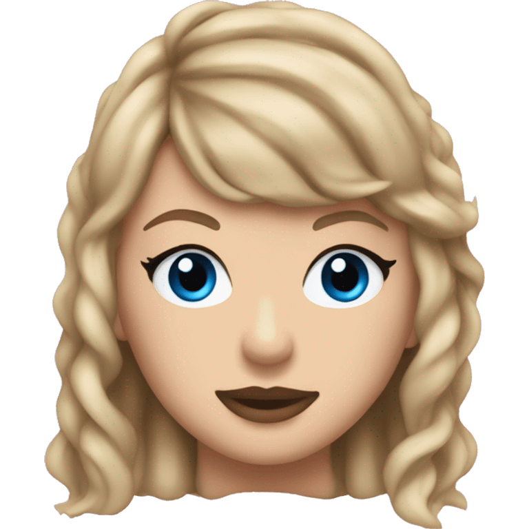 Pink and blue Taylor swift emoji