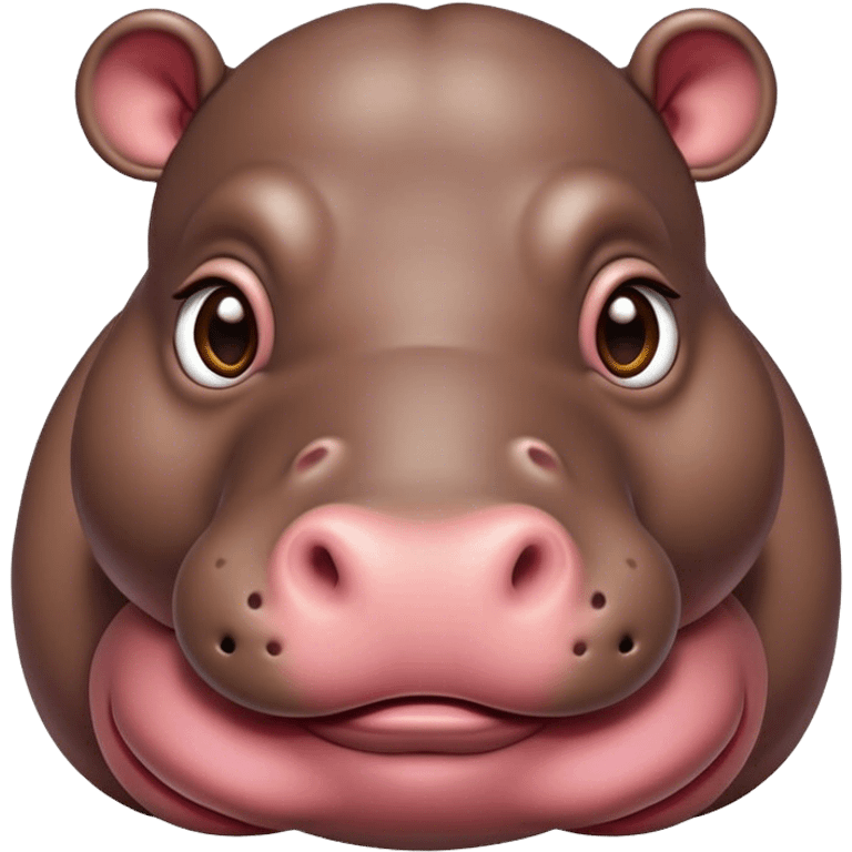 big baby hippo emoji