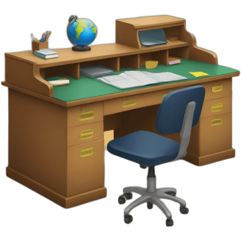 teacher desk  emoji