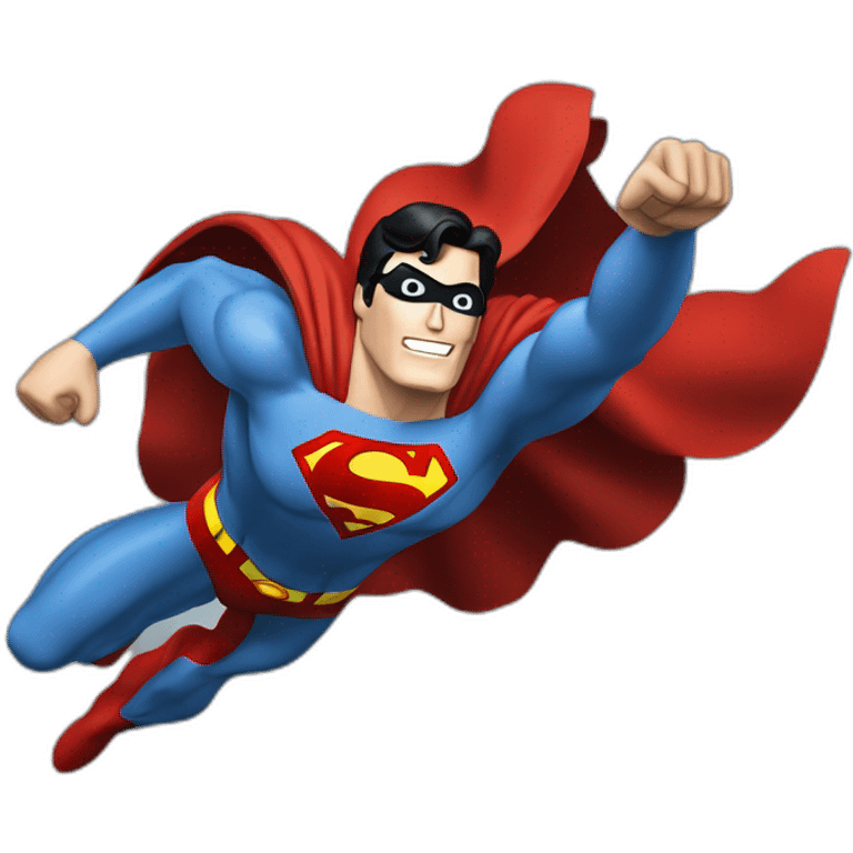 Christopher Reeve Superman fliying emoji