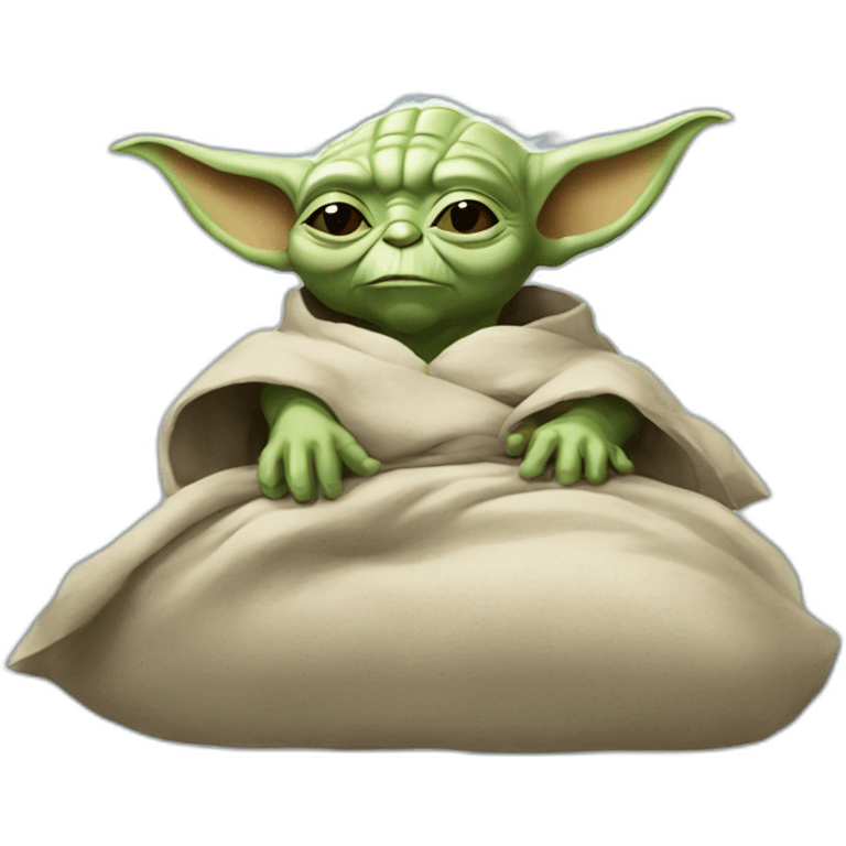 Yoda dormir emoji