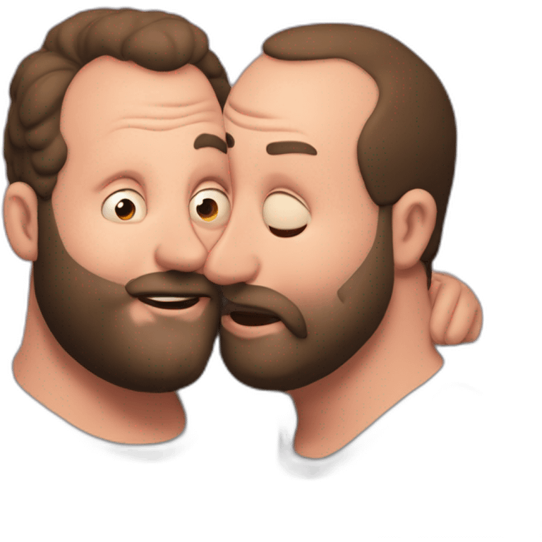 tom segura kissing bert kreischer emoji