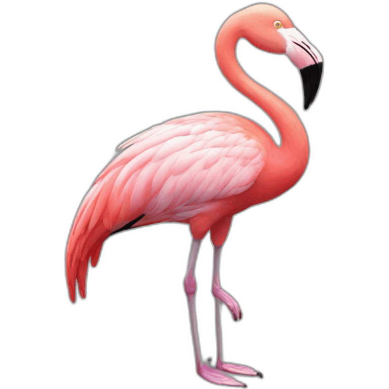 Flamant rose emoji