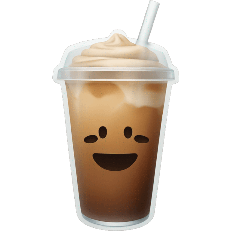 Iced coffee emoji