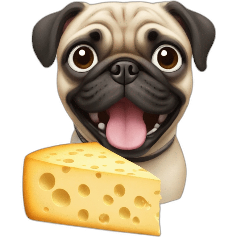 pug cheese mouse emoji