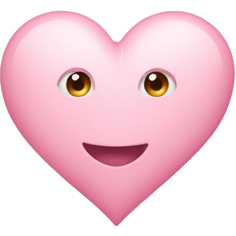 Light pink heart emoji