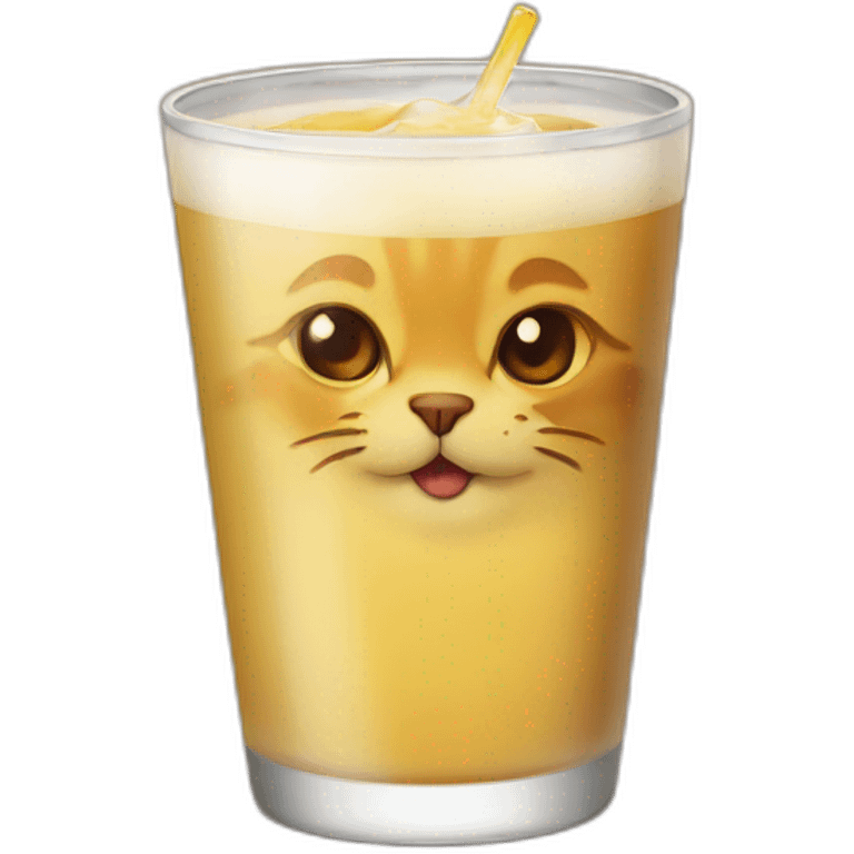 Cat drink emoji