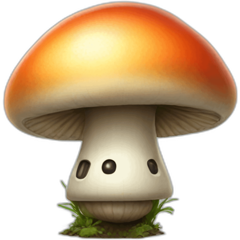 mushroom robot emoji