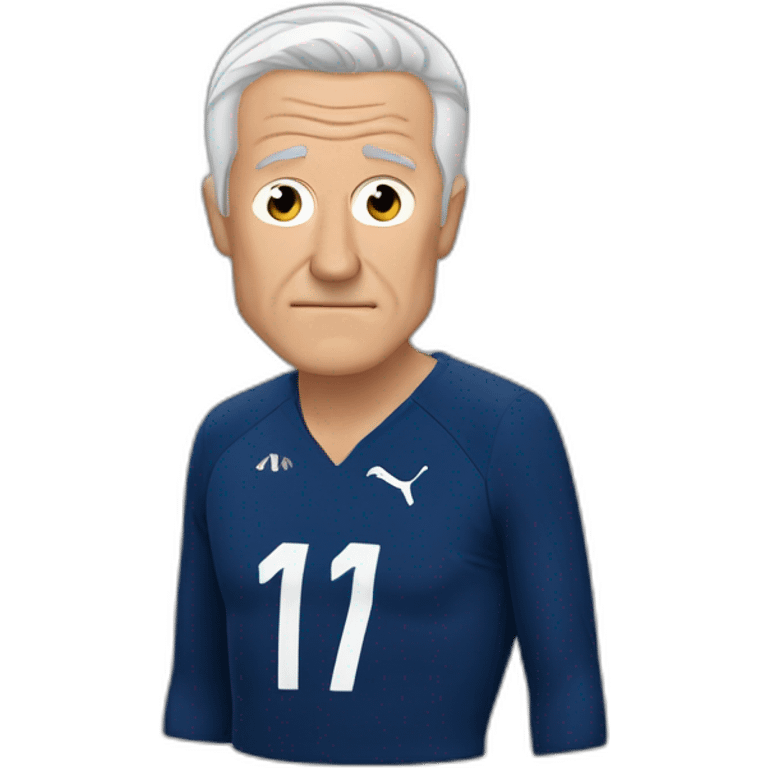 Didier Deschamps qui pleure emoji