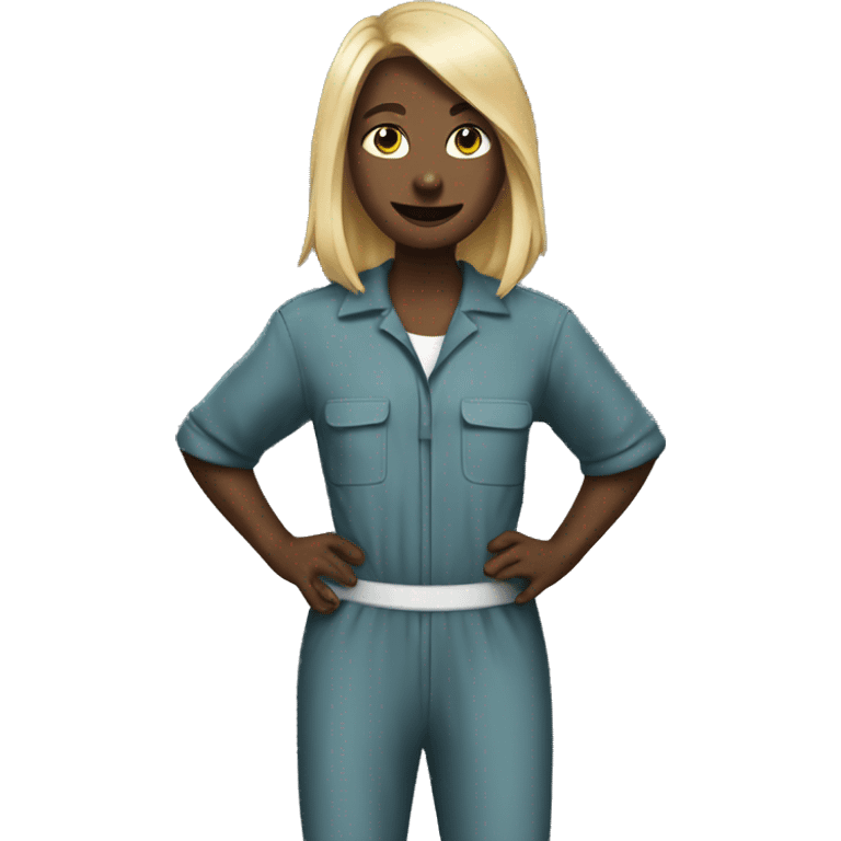 jidion in a prison jumpsuit emoji