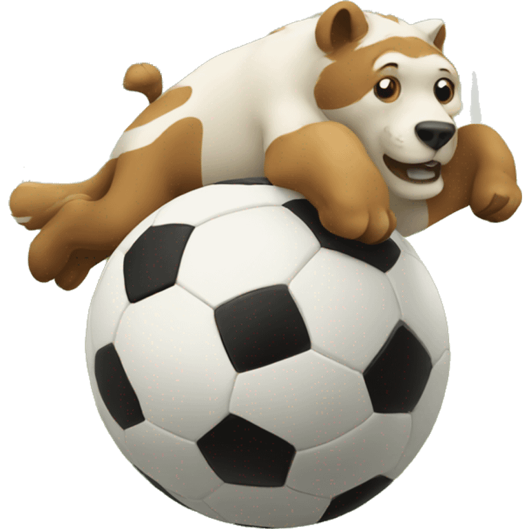 animals playing soccer emoji