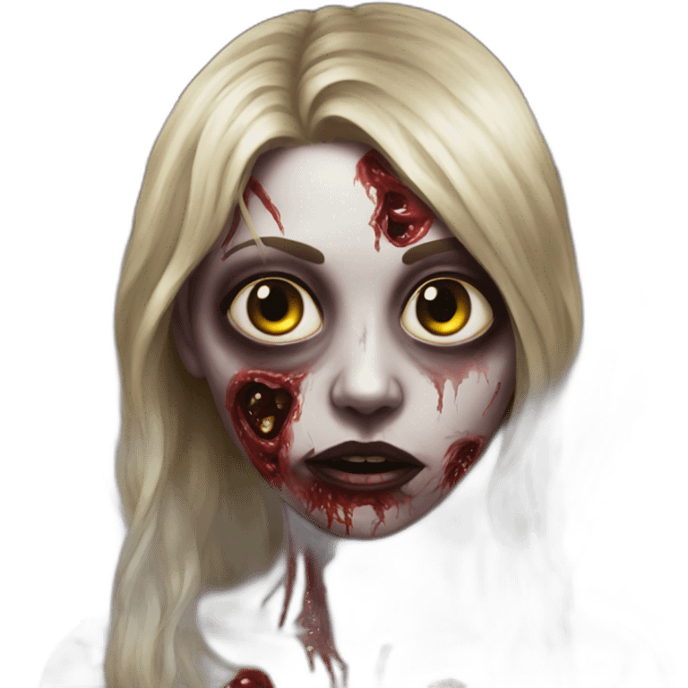 zombie angel hyperrealistic emoji