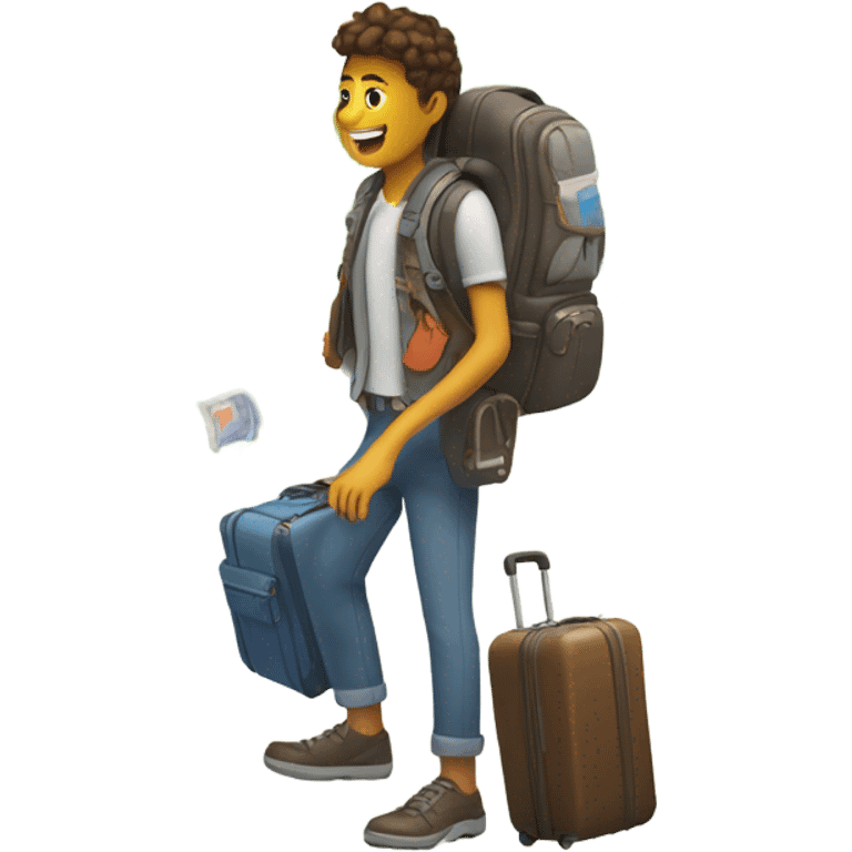 Travelling emoji