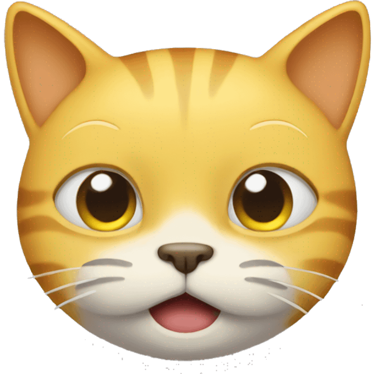 yellow cat crying  emoji