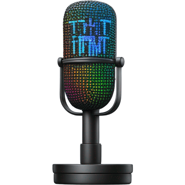 Create a Microphone that turns into a text message emoji