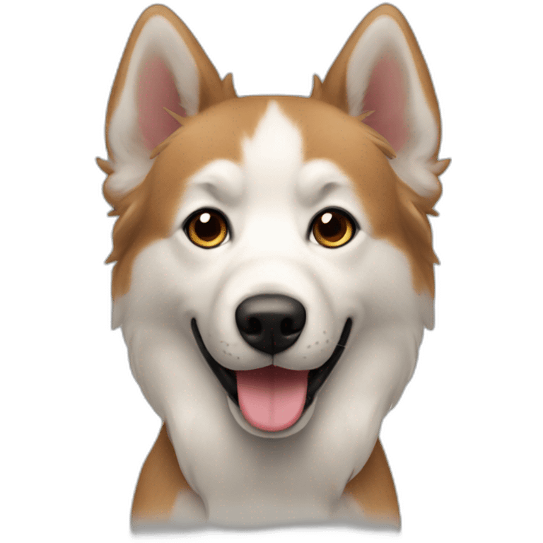 Eurasian dog emoji