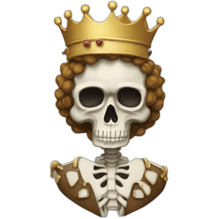 Soolking brook ;affro cut ;guitar;crown ;skeletal face emoji