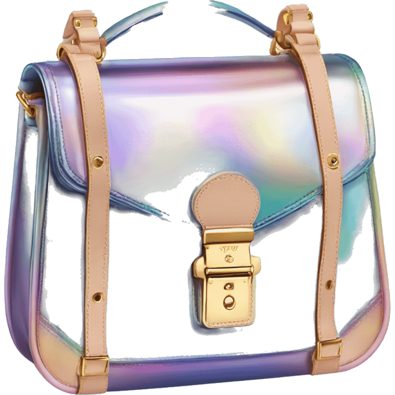 Iridescent Louis Vuitton bag emoji