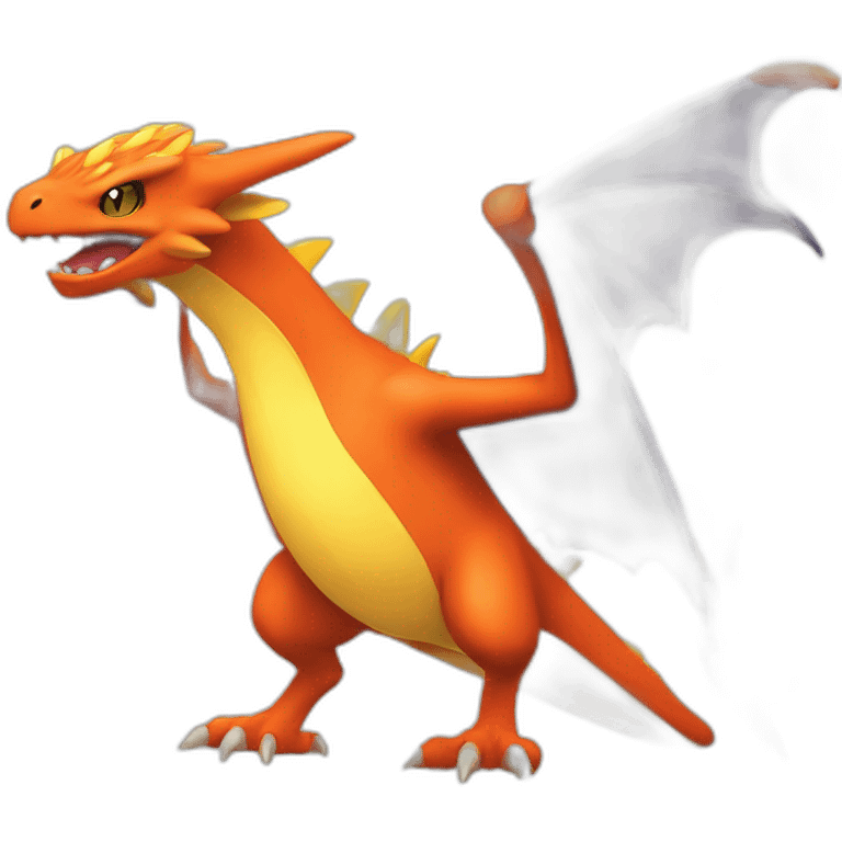 A dracaufeu of Pokémon go IOS emoji  emoji