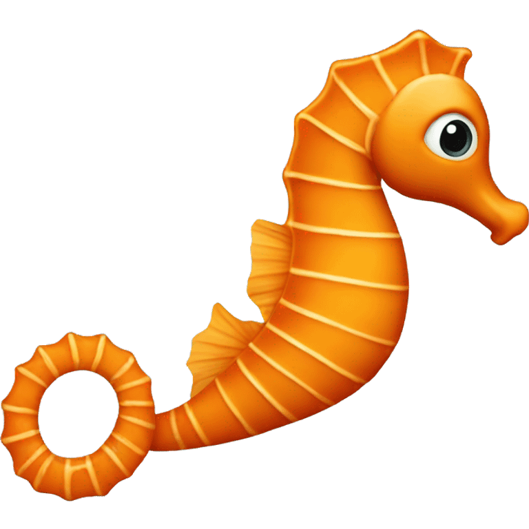 Orange Seahorse emoji