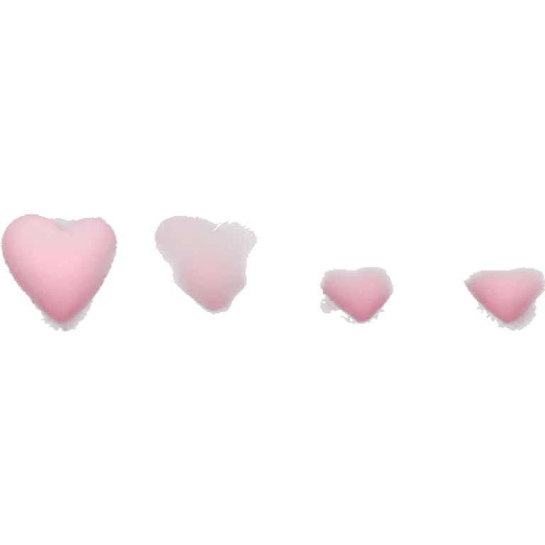 pastel pink hearts emoji