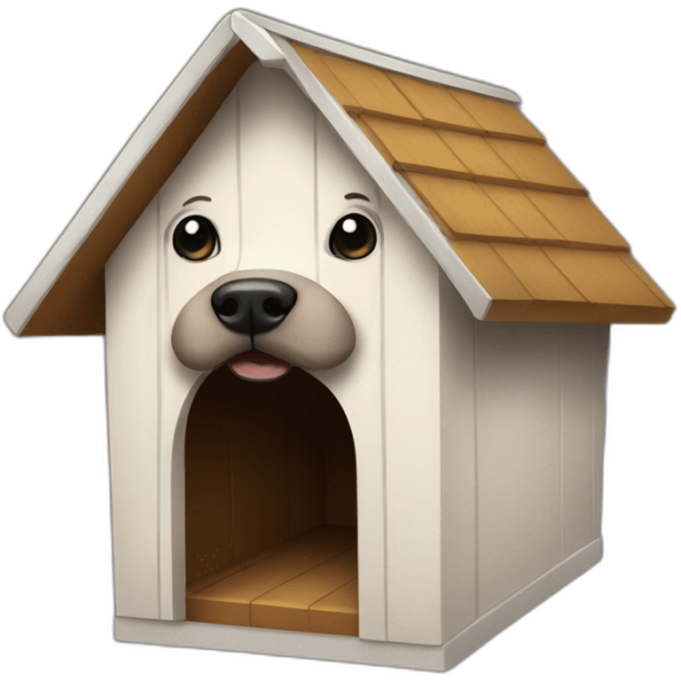 Dog house emoji