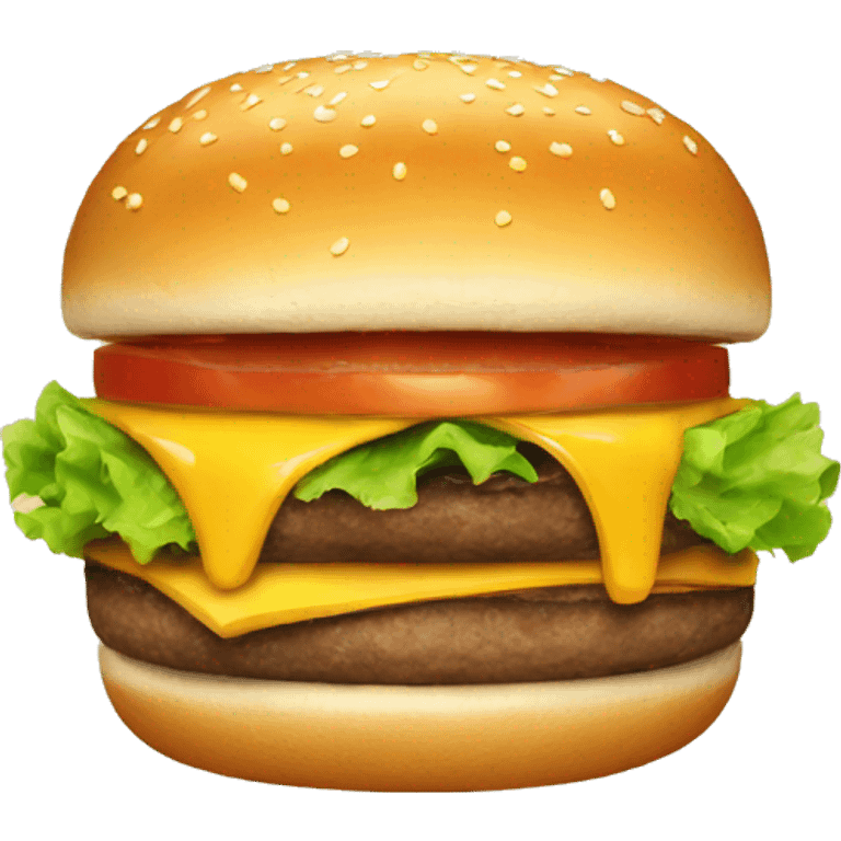 Half burger emoji