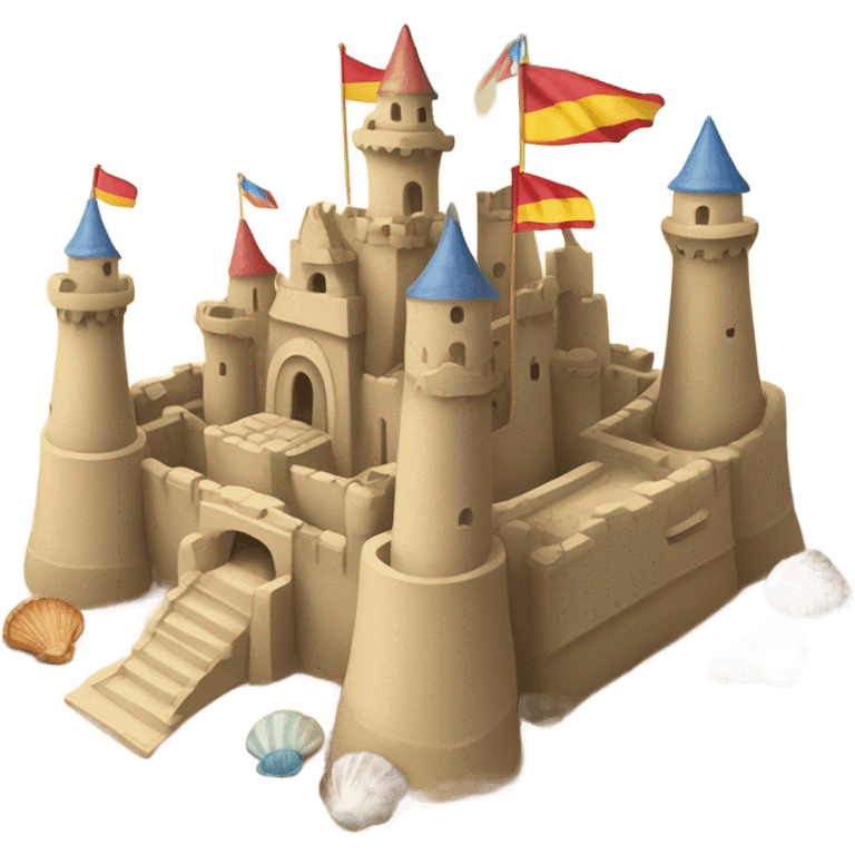 sandcastle emoji