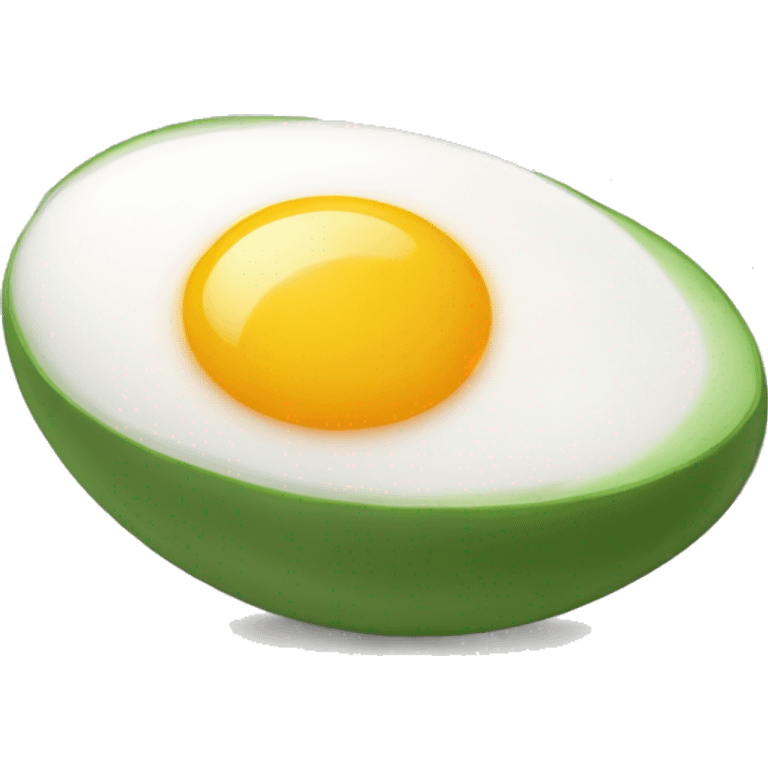 eggs with cucumbert emoji