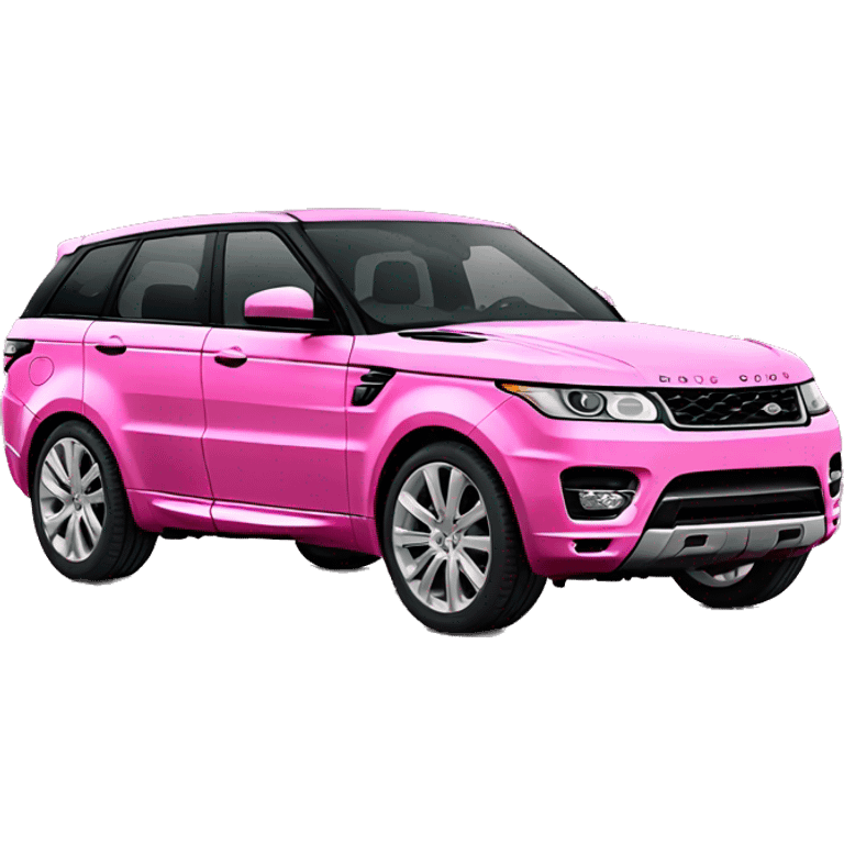 Pink Range Rover Sport emoji