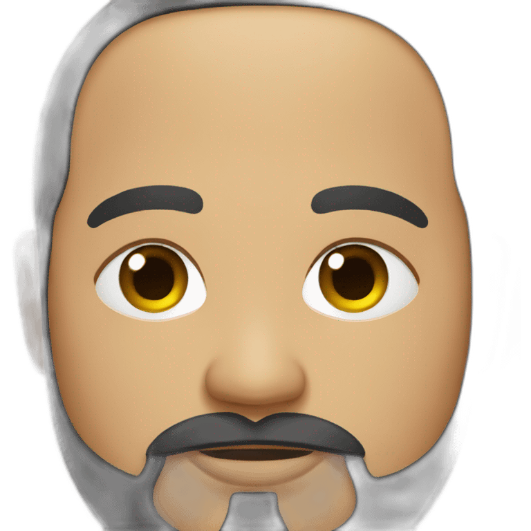 Bearded Moroccan chubby guy emoji