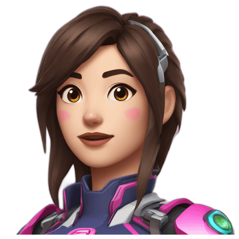 overwatch dva. emoji