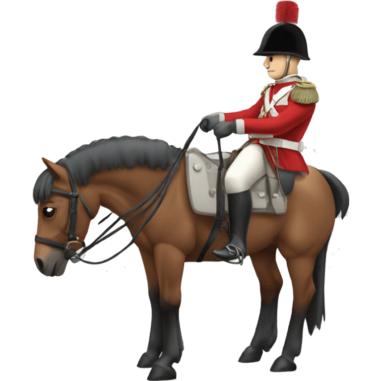 british horse solider emoji