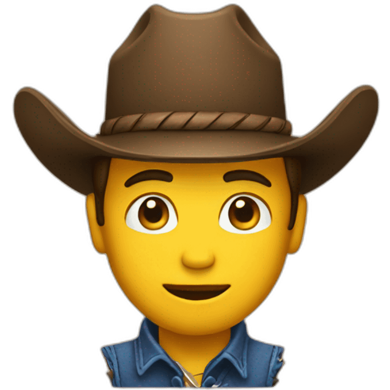 supporting cowboy emoji