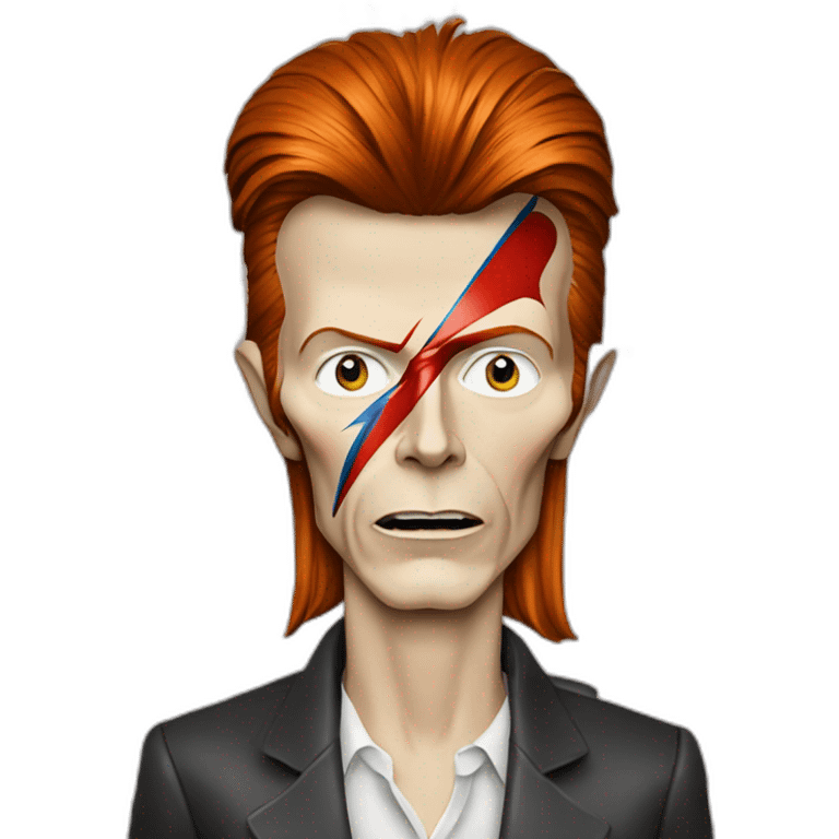 David Bowie clin d’oeil emoji