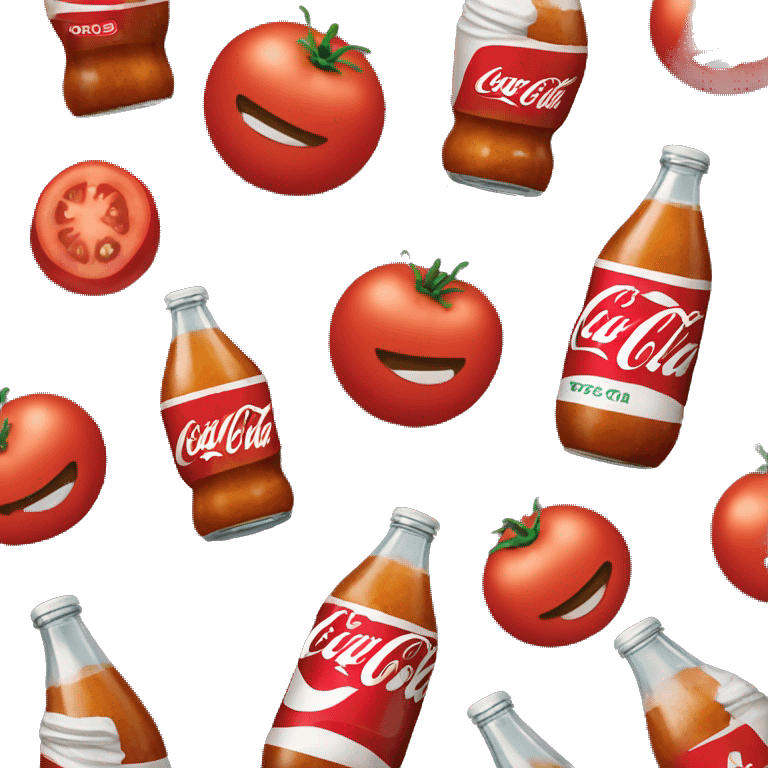 Miso and tomato Coca-cola emoji