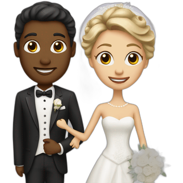 bride and groom emoji