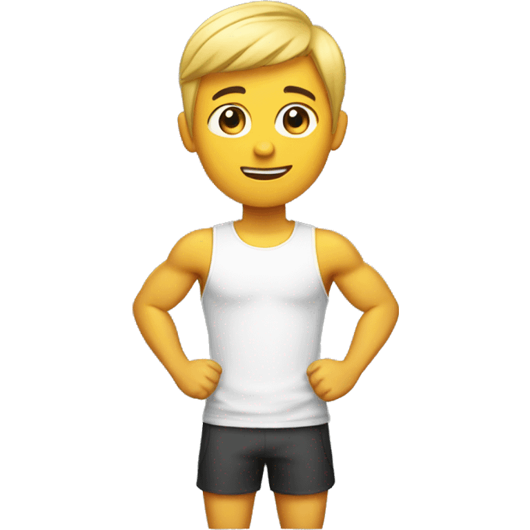 Gym boy emoji