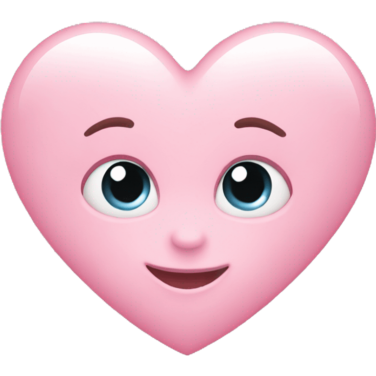 baby pink love heart emoji