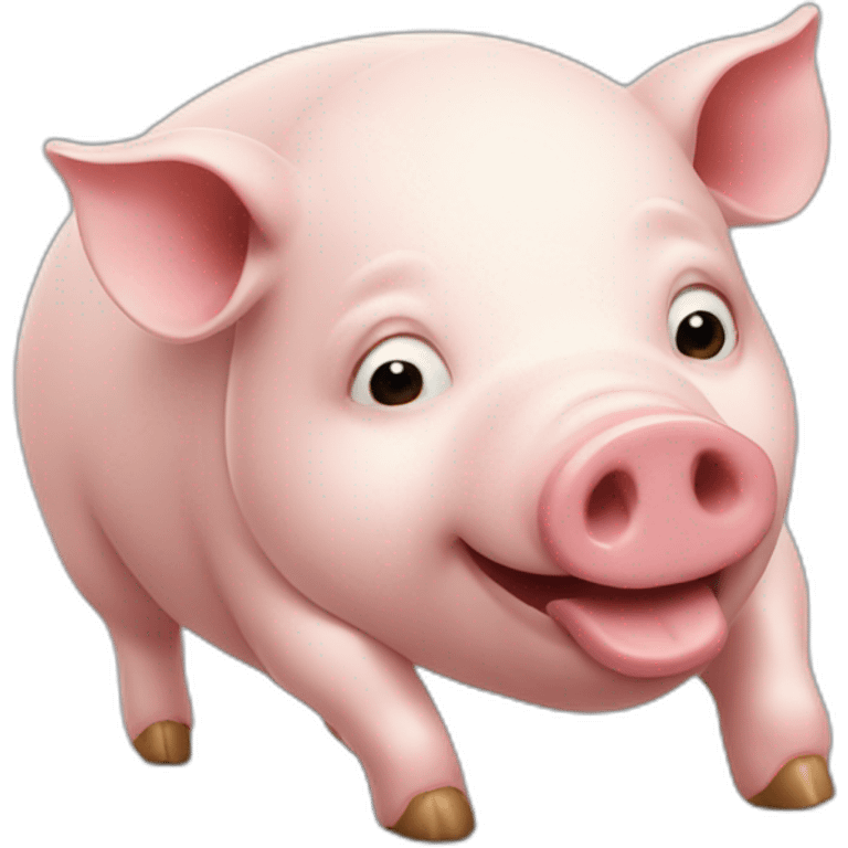 Cochon a deux tete emoji