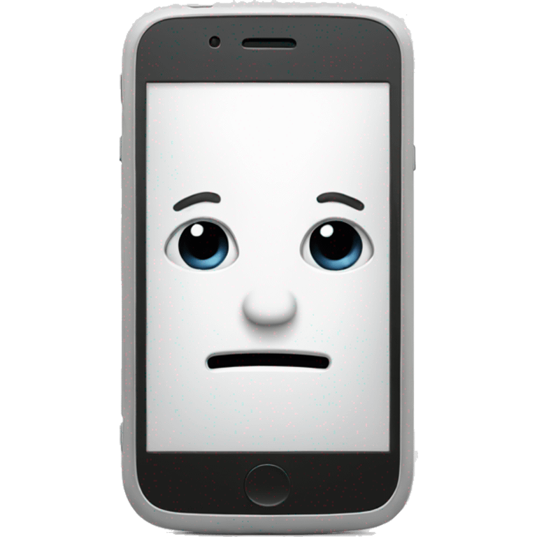 White Smartphone  emoji