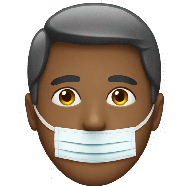 guy in the medicine mask  emoji