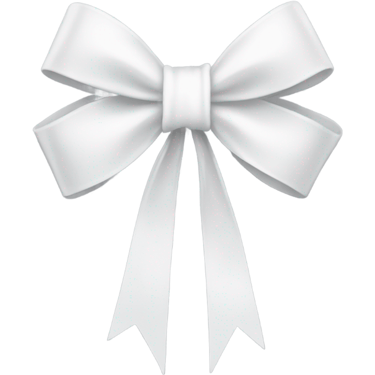 White bow emoji