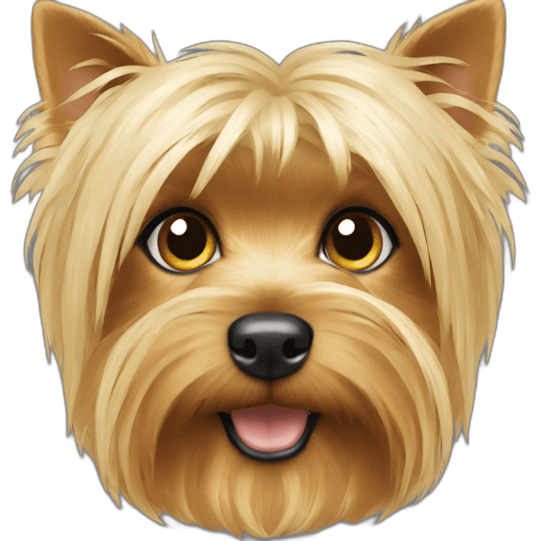 yorkshire terrier blonde emoji