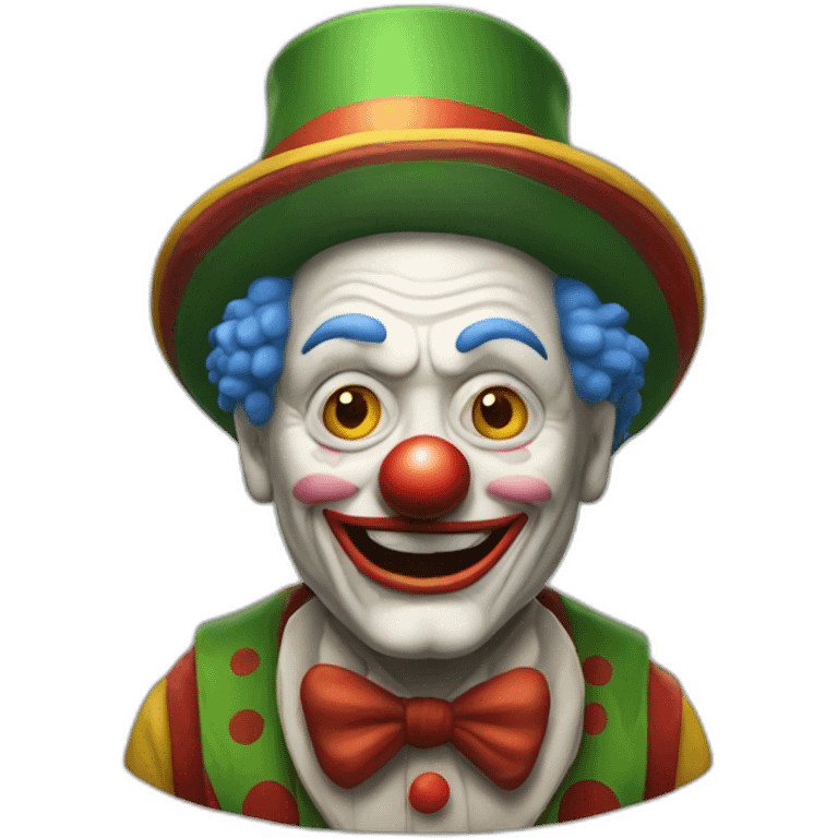 old drunnk clown emoji