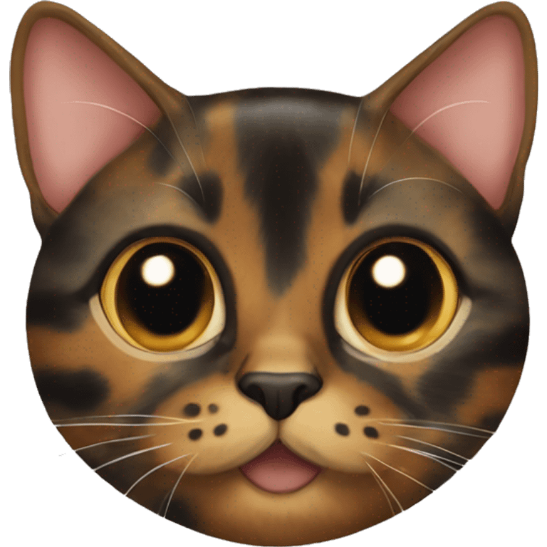 Tortieshell cat emoji