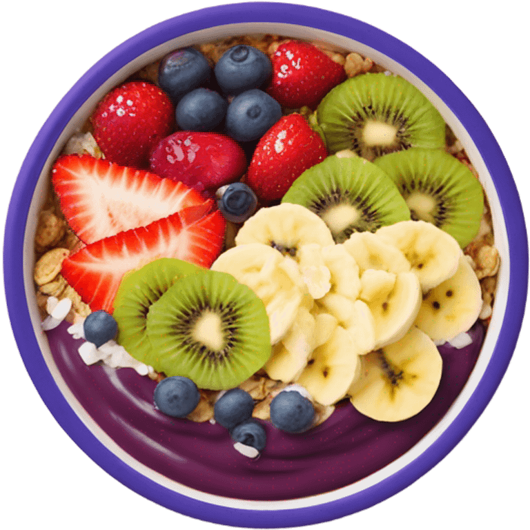 Acai bowl emoji